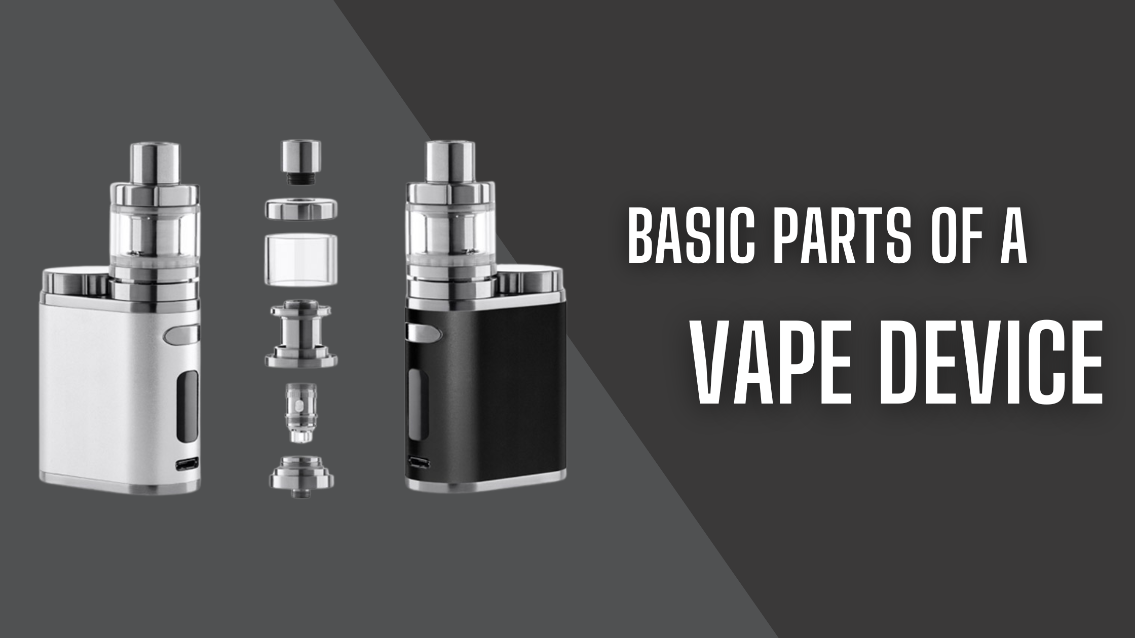 Vaping Explained The Basic Parts of a Vape Device VapeSmith